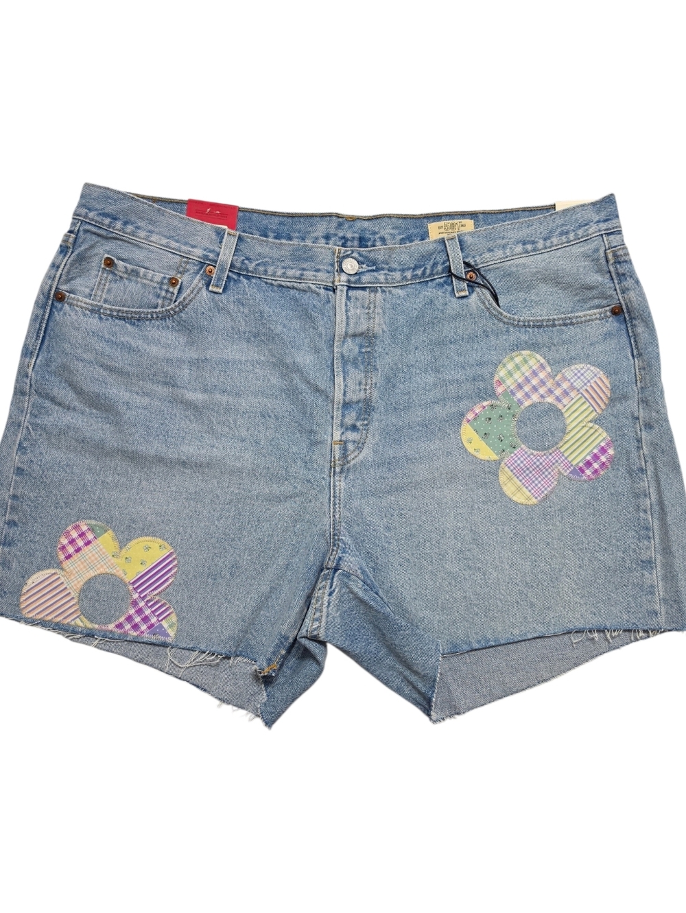 Levi's | 501 Fresh As A Daisy Jean Cut-Off Shorts Plus Size Flower Patchwork